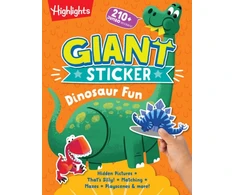 KNYGA Highlights Giant Sticker Dinosaur Fun