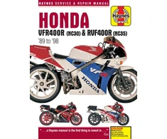 KNYGA Honda VFR400 (NC30) &amp; RVF400 (NC35) V-Fours (89 - 98) Haynes Repair Manual