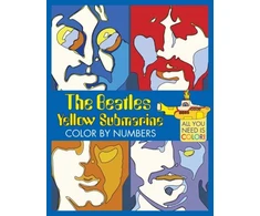 KNYGA Insight Insight Editions Beatles Geltona Submarine Color By Numbers