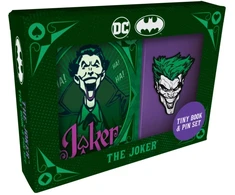 KNYGA Insight Insight Editions DC Comics: The Joker Tiny Book and Pin Set