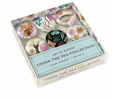 KNYGA Insights Art of Nature: Under the Sea Glass Magnet Set