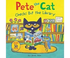 KNYGA James Dean Pete the Cat Checks Out the Library