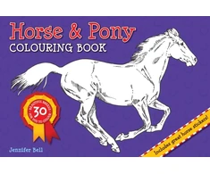 KNYGA Jennifer Bell Horse and Pony Colouring Book
