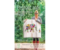 KNYGA Jennifer Sampou Elephant and I - Quilt and Pillow Pattern
