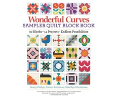 KNYGA Jenny Pedigo Wonderful Curves Sampler Quilt Block Book
