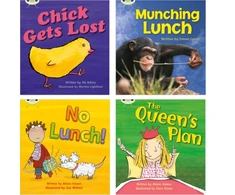 KNYGA Jill Atkins Learn to Read at Home with Bug Club Phonics: Pack 4 (Pack of 4 reading books with 3 fiction and 1 non-fiction)