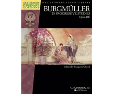 KNYGA Johann Friedrich Burgmuller 25 Progressive Studies, Op. 100
