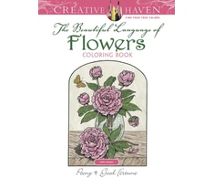 KNYGA John Creative Haven The Beautiful Language of Flowers Coloring Book