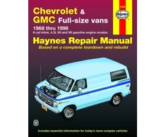 KNYGA John Haynes Chevrolet &amp; GMC full-size petrol vans (1968-1996) Haynes Repair Manual (USA)