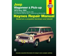 KNYGA John Haynes Jeep Wagoneer &amp; Pick-up covering Wagoneer (72-83), Grand Wagoneer (84-91), Cherokee (72-83) &amp; J-Series pick-ups (72-88) Haynes Repair Manual (USA)