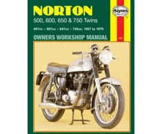 KNYGA John Haynes Norton 500, 600, 650 &amp; 750 Twins (57 - 70) Haynes Repair Manual