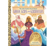 KNYGA John Sazaklis My Little Golden Book About Greek Gods and Goddesses