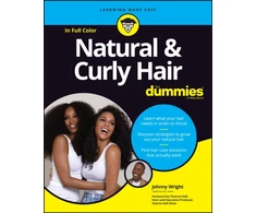 KNYGA Johnny Wright Natural &amp; Skirtas garbanotiems plaukams Hair For Dummies