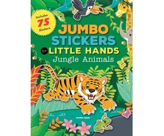 KNYGA Jomike Tejido Jumbo Stickers for Little Hands: Jungle Animals