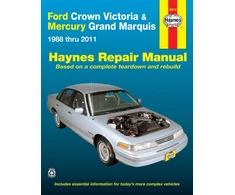 KNYGA Ken Freund Ford Crown Victoria &amp; Mercury Grand Marquis (1988-2011) (Covers all fuel-injected models) Haynes Repair Manual (USA)