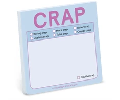 KNYGA Knock Knock Knock Knock Knock Crap Sticky Note (Pastel Version)