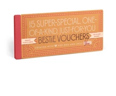 KNYGA Knock Knock Knock Knock Knock Fill in the Love Bestie Vouchers, Booklet of 15 Friend Coupons