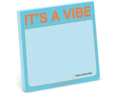 KNYGA Knock Knock Knock Knock Knock It's a Vibe Sticky Note