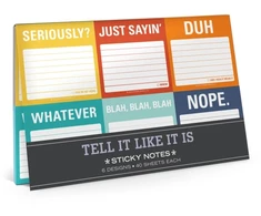 KNYGA Knock Knock Knock Knock Knock Tell It Like It Is Sticky Note Packet
