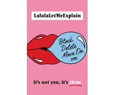 KNYGA Lalalaletmeexplain Block, Delete, Move On