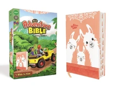 KNYGA Lawrence O Richards NIrV, Adventure Bible for Early Readers, Leathersoft, Coral, Full Color, Thumb Indexed Tabs
