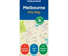 KNYGA Lonely Planet Melbourne City Map