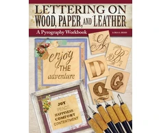 KNYGA Lora S Irish Lettering on Wood, Paper, and Leather