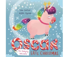 KNYGA Lou Carter Oscar the Hungry Unicorn Eats Christmas