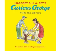 KNYGA Margret Rey Curious George Visits the Library