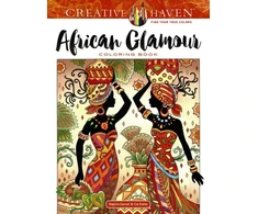 KNYGA Marjorie Sarnat Creative Haven African Glamour Coloring Book