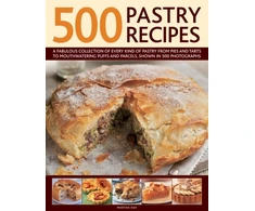 KNYGA Martha Day 500 Pastry Recipes, A Fabulous Collection of Every Kind of Pastry from Pies and Tarts to Mouthwatering Puffs and Parcels, Shown in 500 Photographs