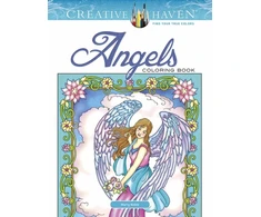 KNYGA Marty Noble Creative Haven Angels Coloring Book