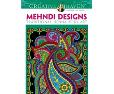 KNYGA Marty Noble Creative Haven Mehndi Designs Coloring Book