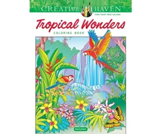 KNYGA Marty Noble Creative Haven Tropical Wonders Coloring Book