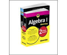 KNYGA Mary Jane Sterling Algebra I For Dummies Book + Workbook Bundle