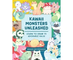 KNYGA Masako Moyer Kawaii Monsters Unleashed, Learn to Draw 75 Adorable Kaiju