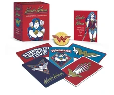 KNYGA Matthew K Manning Wonder Woman: Magnets, Pin, and Book Set