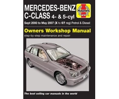 KNYGA Mercedes-Benz C-Class Petrol &amp; Diesel (Sept 00 - May 07) Haynes Repair Manual