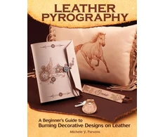 KNYGA Michele Y Parsons Leather Pyrography