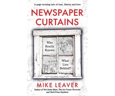 KNYGA Mike Leaver Newspaper Curtains, Who Really Knows What Lies Behind?