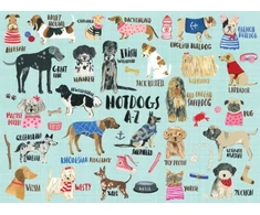 Dėlionė Mudpuppy Hot Dogs A-Z 1000 Piece Puzzle