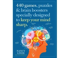 KNYGA Nancy Linde 440 Games, Puzzles &amp; Brain Boosters Specially Designed to Keep Your Mind Sharp
