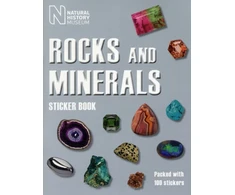 KNYGA Natural History Museum Collection Staff Rocks and Minerals Sticker Book