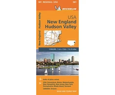 KNYGA New England, Hudson Valley - Michelin Regional Map 581
