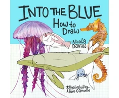 KNYGA Nicola Davies How to Draw: Into the Mėlyna