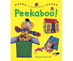KNYGA Nicola Tuxworth Say and Point Picture Boards: Peekaboo!