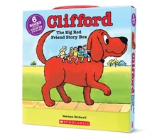 KNYGA Norman Bridwell Clifford the Big Raudona Friend Story Box