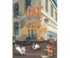 KNYGA Oliver Browne Cat and Eight Kittens