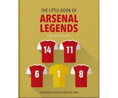 KNYGA Orange Hippo Little Book of Arsenal Legends