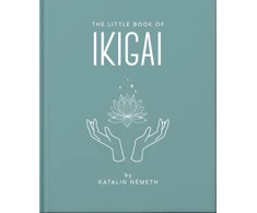 KNYGA Orange Hippo The Little Book of Ikigai